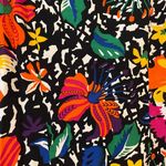 Tropical Flowers Pop Art to Wear Bold Hearts Blazer Jacket Vintage Size 11 12 Photo 8