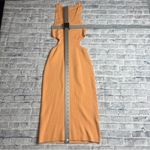 Abercrombie & Fitch EUC  Side Cut Out Orange Dress Size Small Photo 8