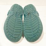 Crocs  Size 7 Classic Faux Fur Lined Clogs Slip-On Green Photo 4