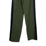 ZARA Trafaluc Relaxed Side Strip Leg Trouser Pants Ankle Zip Up XS Olive Green Photo 10
