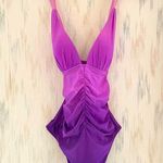 Leilani one pc purple
Ombre padded ruched slimming shape Bali swimsuit size 8 Purple Photo 0
