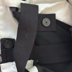 Proenza Schouler  Black Crushed Velvet Belted Pants size 2 Photo 6