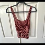 ASTR  cross back zebra  animal print tank top Photo 5