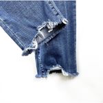 Levi's 724 High-Rise Straight Crop Jeans 27 Distressed Raw Hem Photo 5