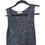 LNA  Skater Punk Goth Black Paint Splatter Tank Dress XS Grunge Streetwear Edgy Photo 2