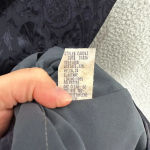 Nicole Miller Collection Pencil Dress Womens 2 Blue Floral Brocade Ruched Event Photo 9