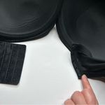 Cacique New Black lined Balconette Bra 40J Molded Cups Photo 3