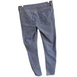 Harper Jeans Size 26 Pin Striped Navy White Skinny Straight Leg Mid Rise Cotton Blue Photo 3