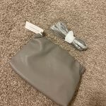 NWT By Anthropologie Clutch Vegan Leather Crossbody Gray Women's Shoulder Bag Photo 9