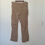 prAna  Brown Hemp Blend Pants Women’s Medium Stretch Straight Leg 34.5” Inseam Photo 2