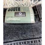 Vintage Y2k Wide Leg Baggy Jeans Raw Gray Embroidered Hip Hop‎ Size 30x32 Photo 4