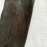 Toffs Brown Grey Leather Spiegel Deadstock High Rise Straight Leg Pants 10 New Photo 7