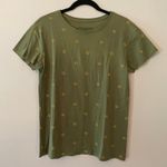 Life is Good Green Sunflower Crusher-Lite Tee T-Shirt Allover Women's size Small Photo 0