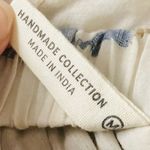 Mirth Paros one shoulder tiered midi dress in Grecian Jamdani. Hand made. M Blue Size M Photo 9