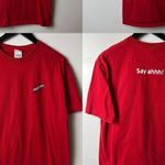 Vintage Y2K Dr McGillicuddy's Cherry Schnapps T Shirt Red Large L Graphic Tee Photo 9