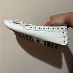 Coach  Norfolk Tassel Loafer Flats 9B‎ Chalk  Leather Studded Driving Mocs U Photo 4