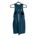 Title Nine  Blue Green Athletic Outdoor Zip Pockets Tank Dress Size 8 Golf Tennis Photo 4