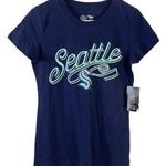 Seattle short sleeve women’s tee Size Small Blue Photo 0