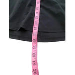 Athleta  Black Elastic Waist Pull On Pleated Mini Skirt Size 10 Photo 2