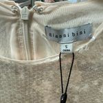 Gianni Bini Pearl White Sequin Mini Dress Long Sleeve Party NYE Size Small NWT Photo 2