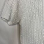 Jeanne pierre  Cable Knit Sweater Short Sleeves Sz Medium Photo 3