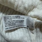 Wild Fable Womens Size XS Crop Top T Shirt Ivory Ribbed Short Sleeve Photo 6