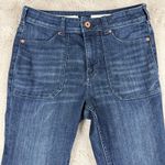 Pilcro and the Letterpress Pilcro High-Rise Denim Leggings Moto Style Dark Wash Size 29 Photo 9