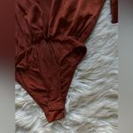 Forever 21 F21 Contemporary satin surplice bodysuit Photo 1