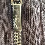 Bebe  Elegant Black Knit jacket zip up Y2K XS Photo 10