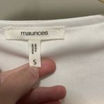 Maurice's  White Shortsleeve Mini Wrap Dress Size Small Photo 3