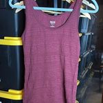 Y2K Mossimo Wine Burgundy Women's Textured Tank Top Size Medium Purple Photo 0