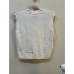 C by Bloomingdale's Cashmere Buttoned Vest Ivory Cardigan Size XS Photo 3