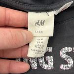 The Rolling Stones  1975-US Tour Pink Tongue Charcoal Gray H&M T-Shirt Womens M Photo 2