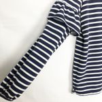 Old Navy  Ruffled Sleeves Striped Sweater Size Medium Photo 5