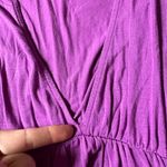 Victoria's Secret  Purplel V Neck Sundress Cover Up Size Medium Vintage 90s Photo 6