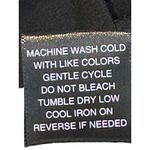 CURE Black Daisy Floral Print Tie Neck Top Short Sleeve Women Plus Size 3XL NWT Photo 9