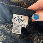 Vintage Reggio Size 8 Metallic Leopard Print‎ Maxi Dress Gold Black Formal Prom Photo 6