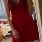 Amazon Red Spaghetti Strap Dress Photo 1