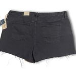 Universal Threads NWT Gray Black Vintage Midi Denim Shorts Plus Size 24W New Photo 4