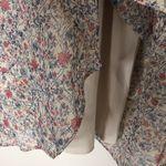 Madewell  Floral Print Silk Flowy‎ Ruffle Wrap Skirt Lined Womens Size 14 Photo 3