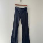 SKIMS  Black Cotton Foldover Flare Leggings Photo 1