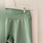 Booty By Brabants Sage Green Textureless Leggings Photo 3