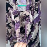 Coco Bianco Cowl Neck Hankerchief Hem PurpleTunic Top Size Medium Approximately Photo 6