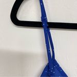 Lulus  Blue Polka Dot Spaghetti Strap Casual Slip Dress Womens S Midi Coquette Photo 9