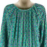 Matilda Jane Turquoise Geometric Age of Aquarius Peasant Dress Size L Photo 8