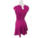 Love...Ady NEW Pink Sleeveless Scoop Neck Stretch Mini Fit & Flare Dress Sz M Photo 2