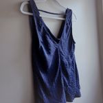 Lizard Thicket  navy cowl neck tank top  Photo 2