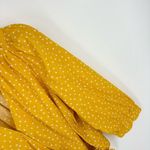 Madewell  Wrap Top Star Scatter Size Large Yellow White‎ Photo 5