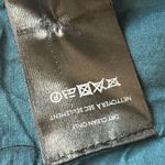 Anthropologie By Maeve Women’s Mock-Neck Draped Silk Teal Asymmetric Hem Dress 4 Photo 9