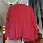 41 Hawthorne Women's Burgundy Blazer Sz L Photo 1